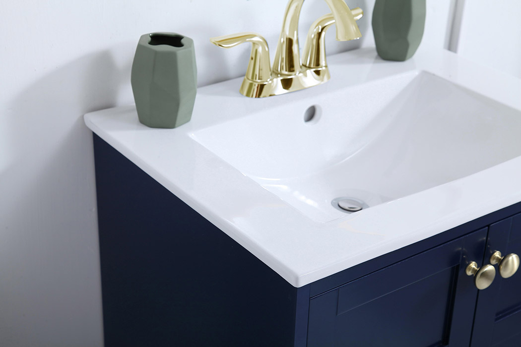 Elegant Bathroom Vanity - Blue (VF2100BL)