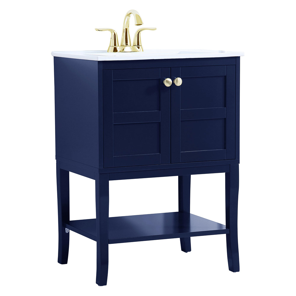 Elegant Bathroom Vanity - Blue (VF2100BL)