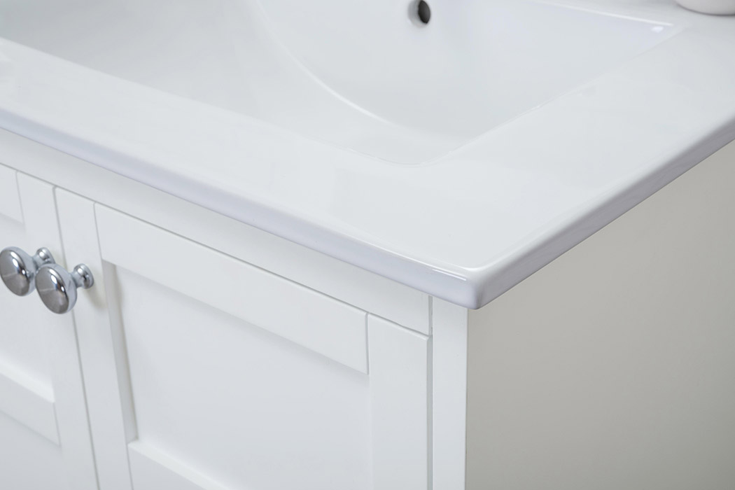 Elegant Bathroom Vanity - White (VF2100WH)