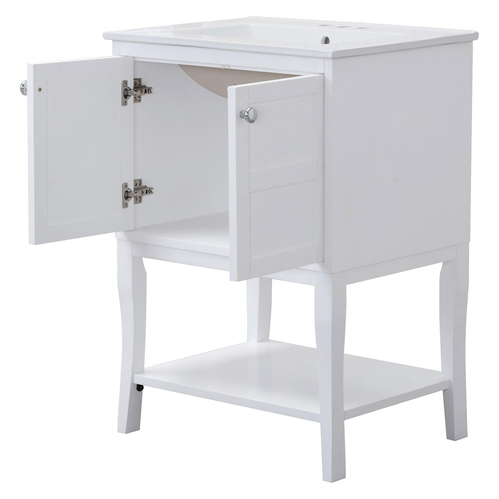 Elegant Bathroom Vanity - White (VF2100WH)