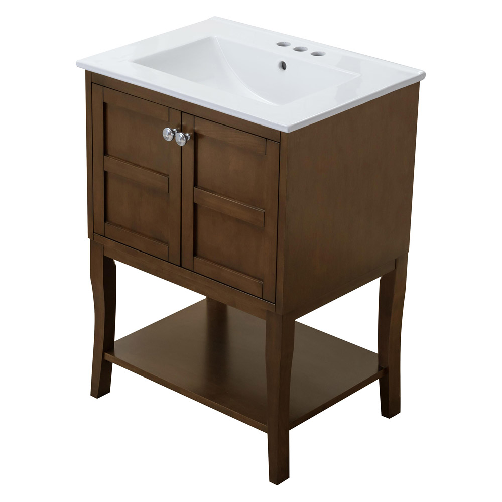 Elegant Bathroom Vanity - Antique Coffee (VF2102AC)