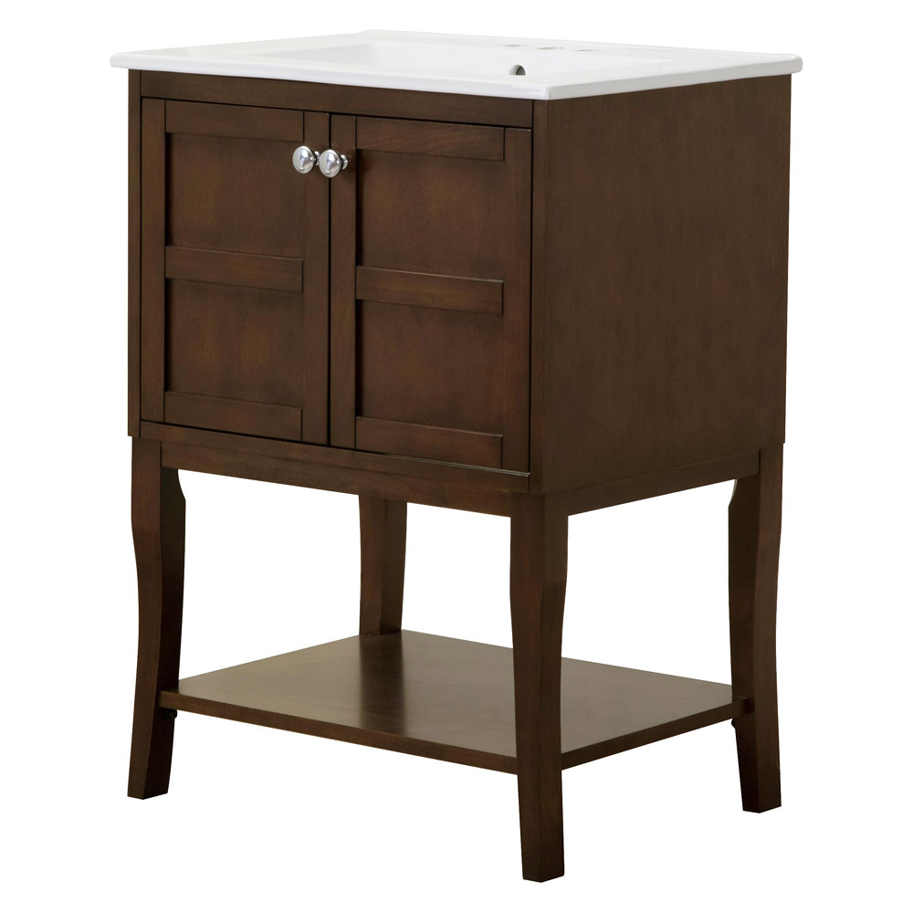 Elegant Bathroom Vanity - Antique Coffee (VF2102AC)