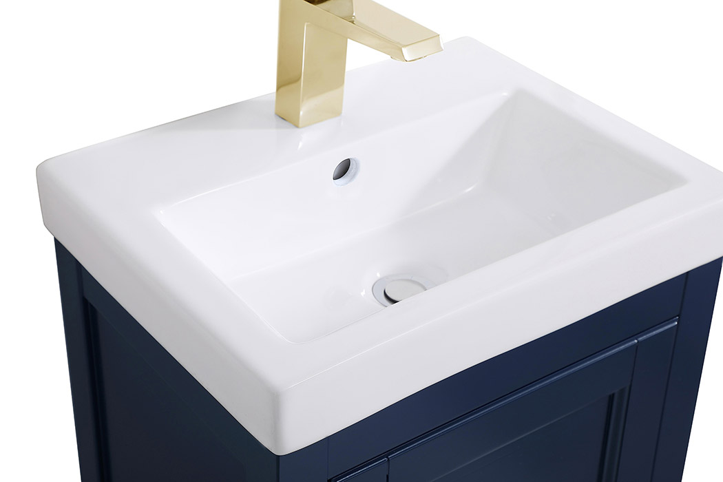 Elegant Bathroom Vanity - Blue (VF2218BL)