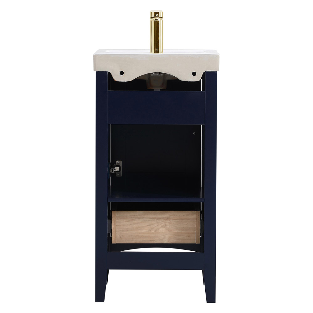 Elegant Bathroom Vanity - Blue (VF2218BL)