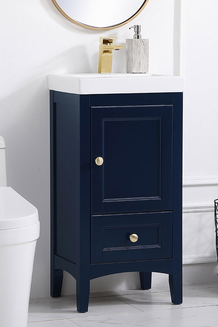 Elegant Bathroom Vanity - Blue (VF2218BL)