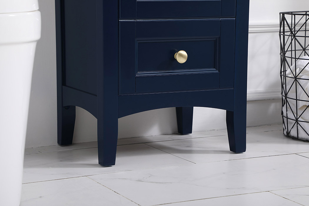 Elegant Bathroom Vanity - Blue (VF2218BL)