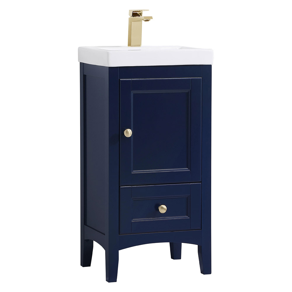 Elegant Bathroom Vanity - Blue (VF2218BL)