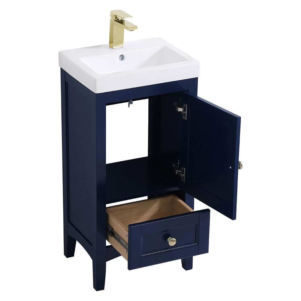 Elegant Bathroom Vanity - Blue (VF2218BL)