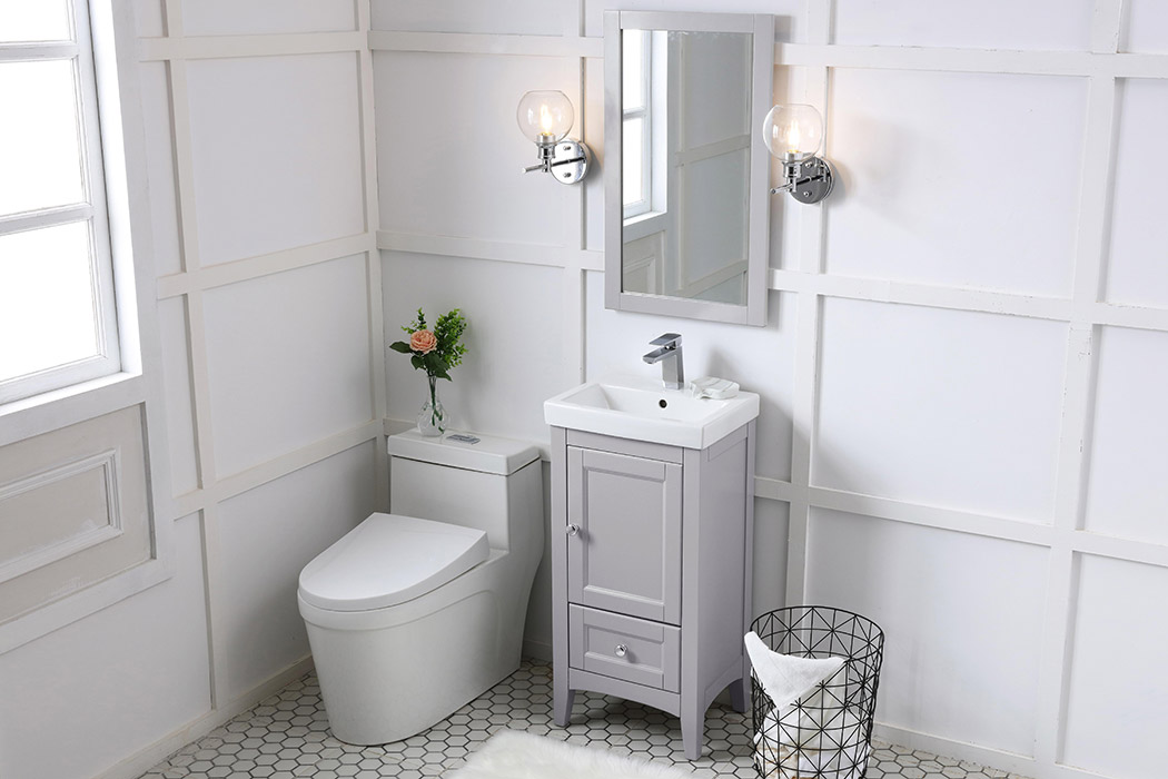 Elegant Bathroom Vanity - Gray (VF2218GR)