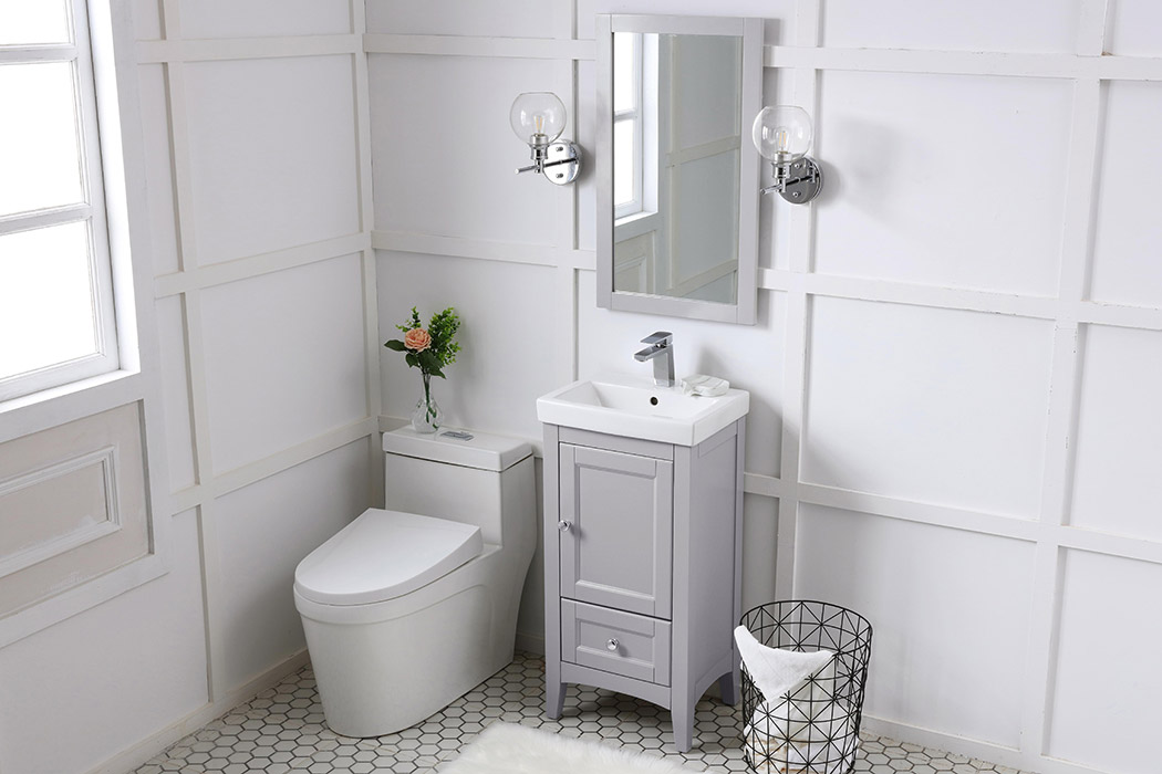 Elegant Bathroom Vanity - Gray (VF2218GR)