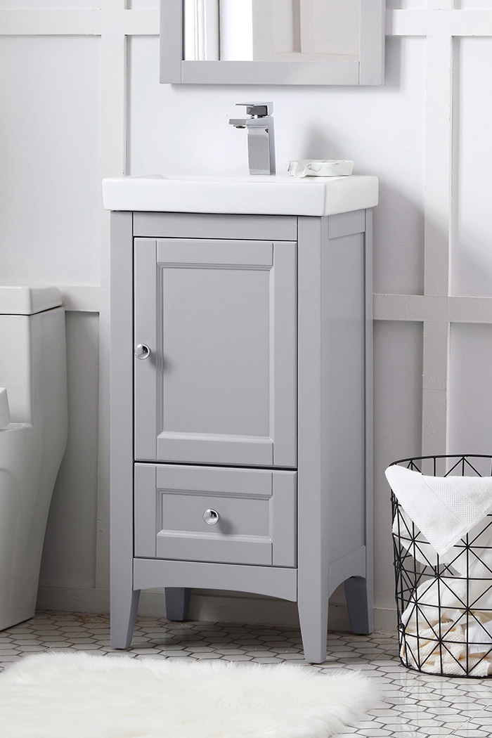 Elegant Bathroom Vanity - Gray (VF2218GR)