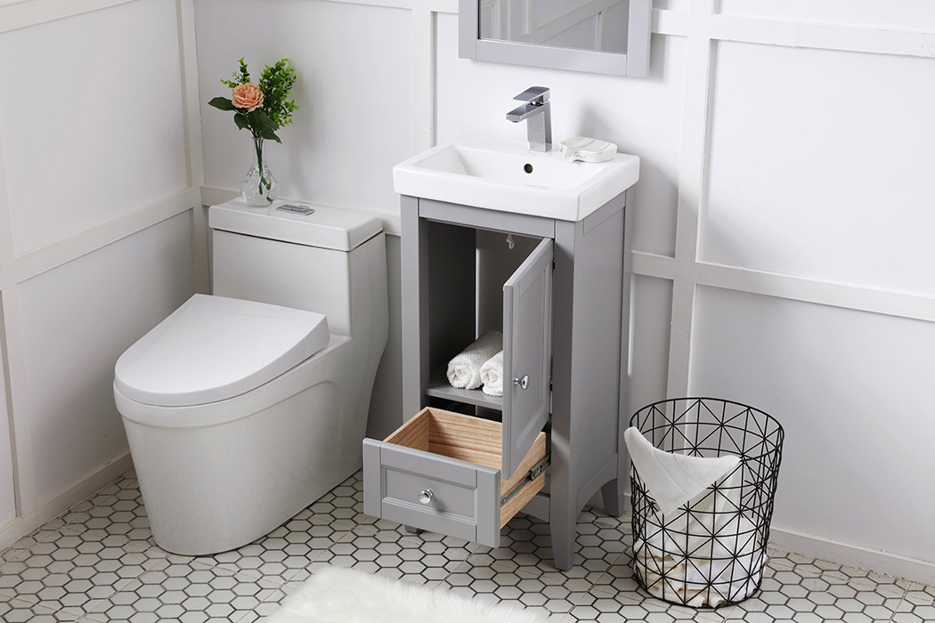 Elegant Bathroom Vanity - Gray (VF2218GR)