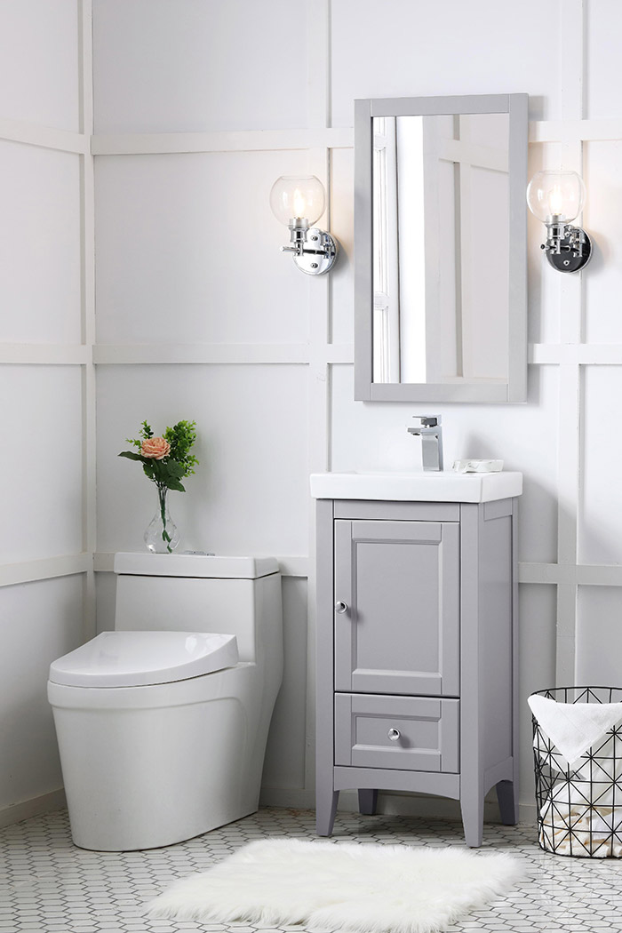 Elegant Bathroom Vanity - Gray (VF2218GR)