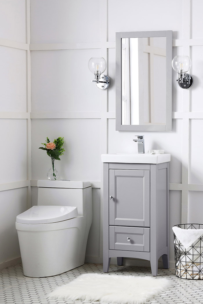 Elegant Bathroom Vanity - Gray (VF2218GR)