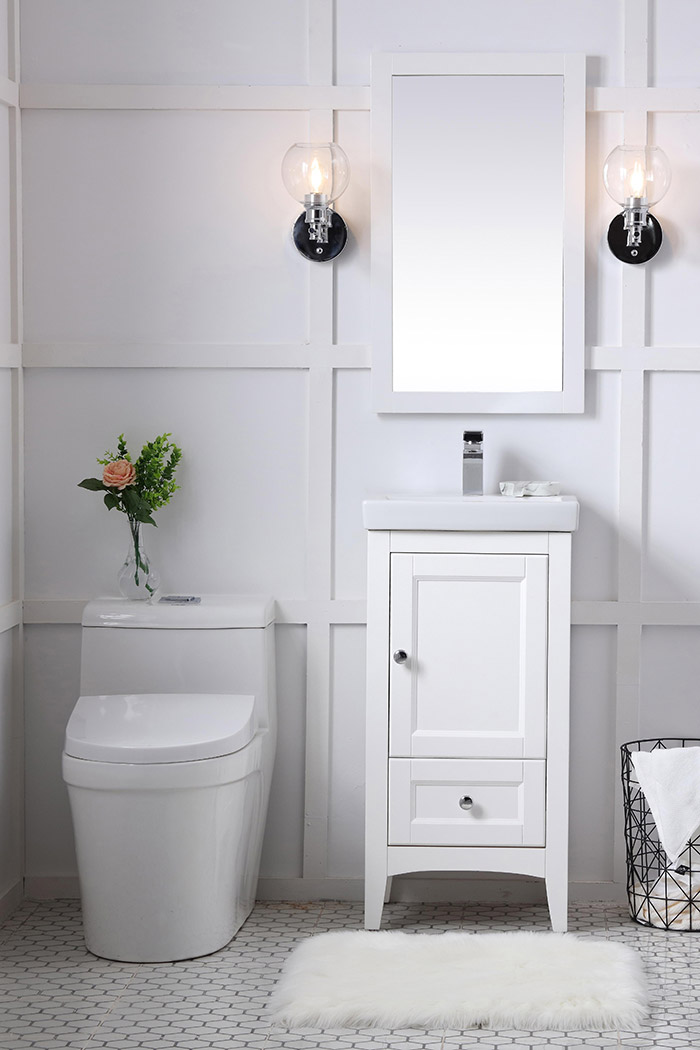 Elegant Bathroom Vanity - White (VF2218WH)