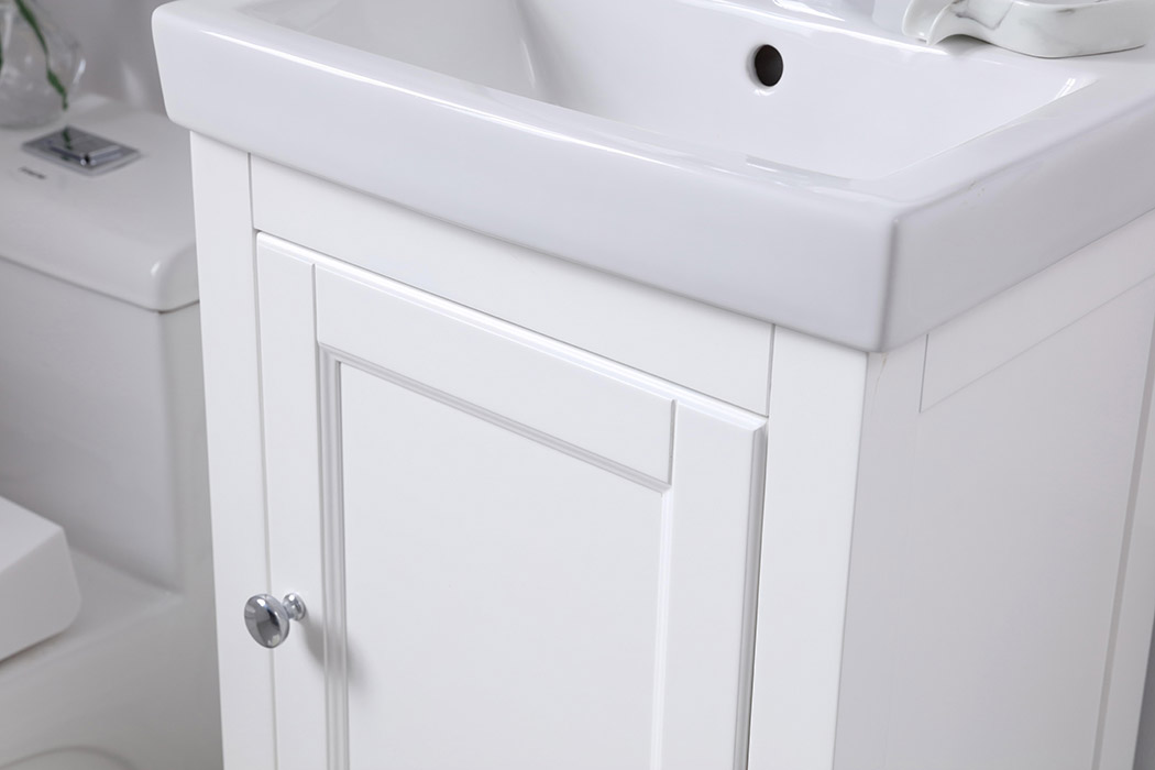 Elegant Bathroom Vanity - White (VF2218WH)