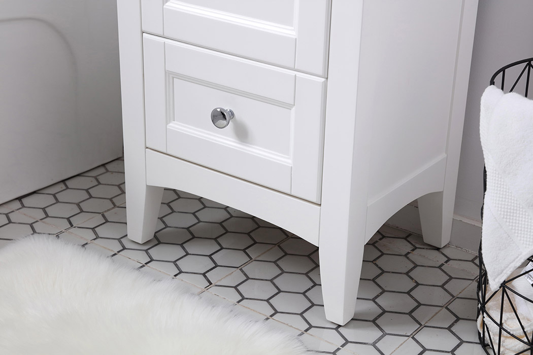 Elegant Bathroom Vanity - White (VF2218WH)