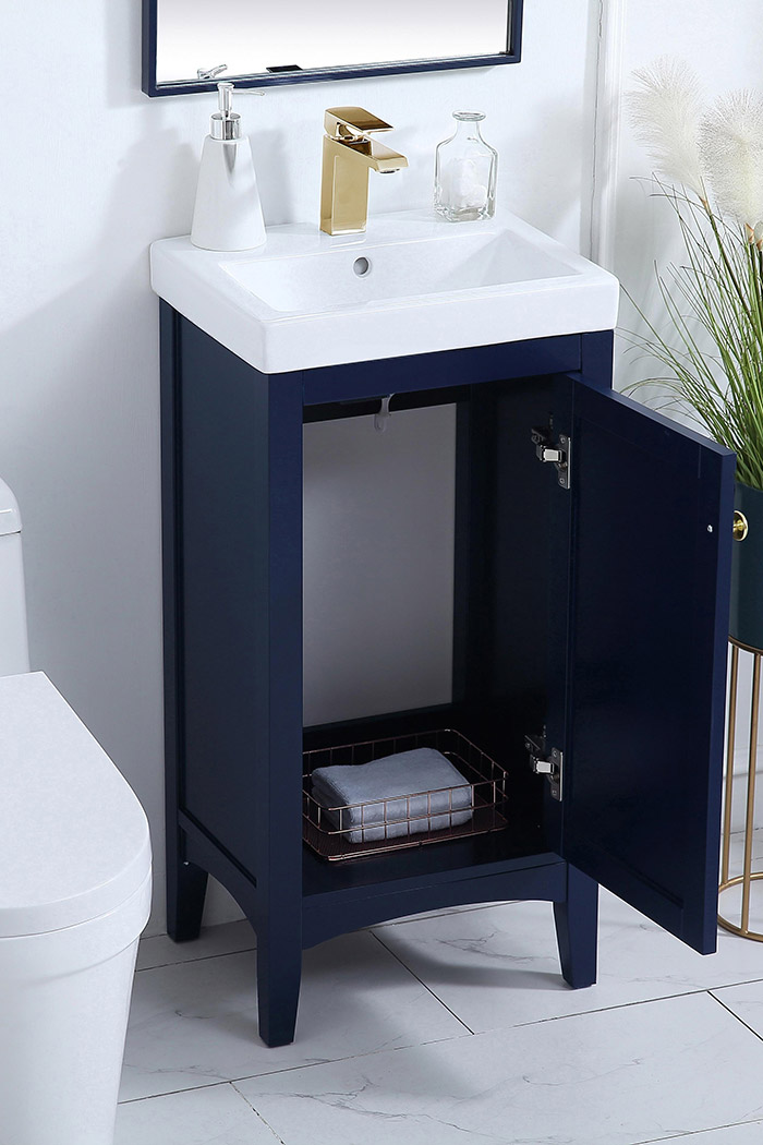 Elegant Bathroom Vanity - Blue (VF2318BL)