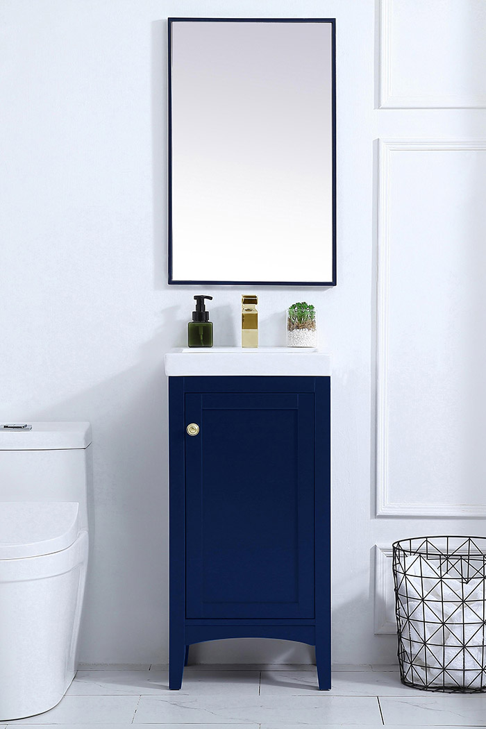 Elegant Bathroom Vanity - Blue (VF2318BL)