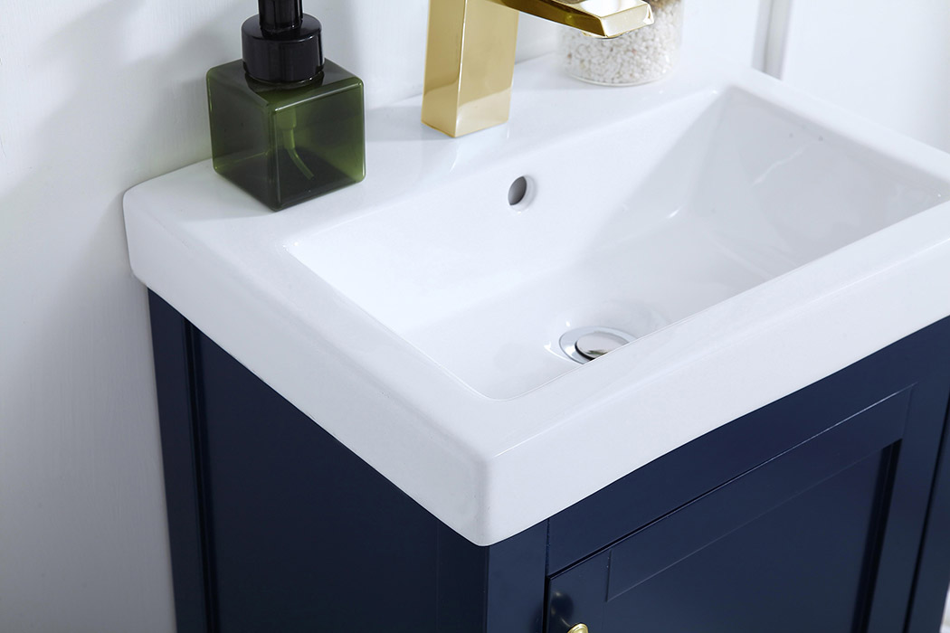 Elegant Bathroom Vanity - Blue (VF2318BL)