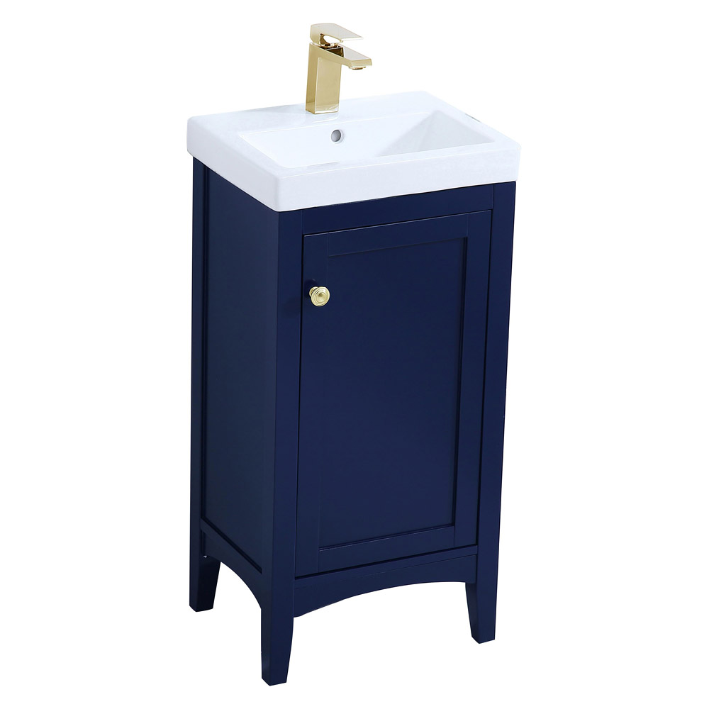 Elegant Bathroom Vanity - Blue (VF2318BL)