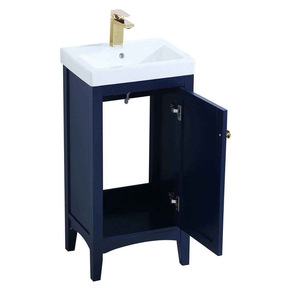 Elegant Bathroom Vanity - Blue (VF2318BL)