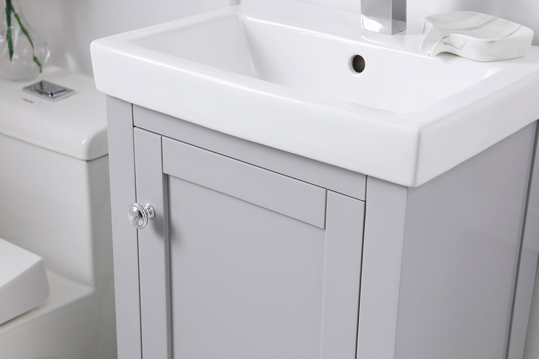 Elegant Bathroom Vanity - Gray (VF2318GR)