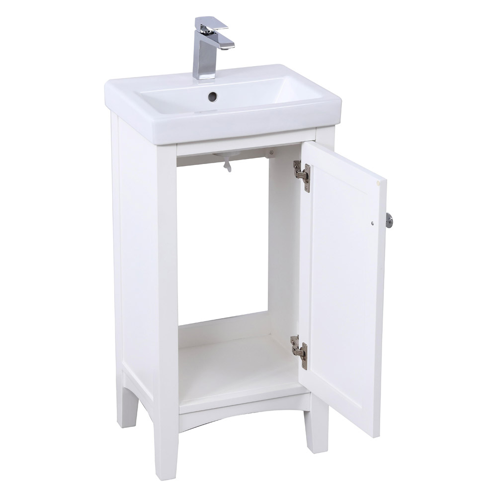 Elegant Bathroom Vanity - White (VF2318WH)