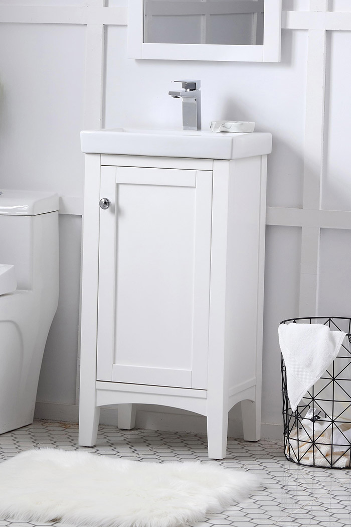 Elegant Bathroom Vanity - White (VF2318WH)