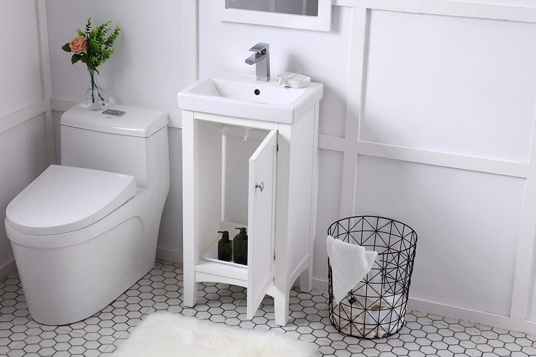 Elegant Bathroom Vanity - White (VF2318WH)