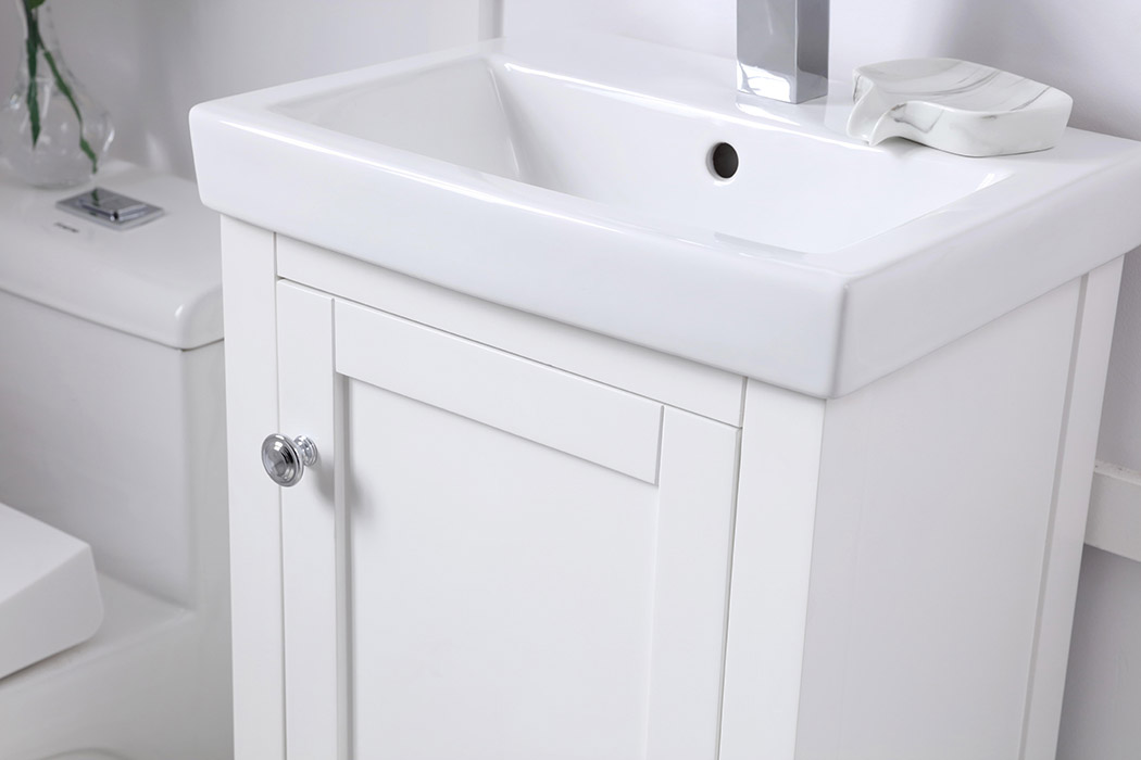 Elegant Bathroom Vanity - White (VF2318WH)