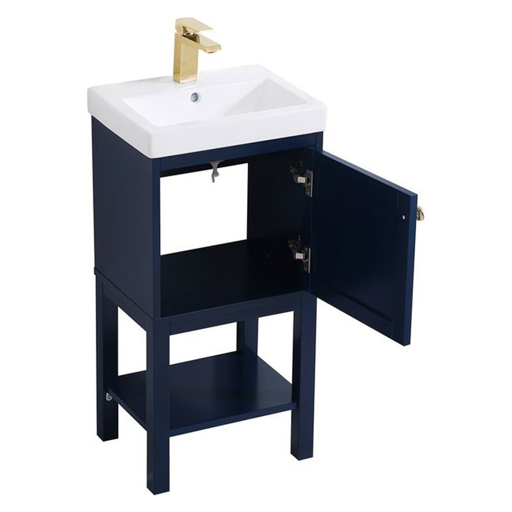 Elegant Bathroom Vanity - Blue (VF2518BL)