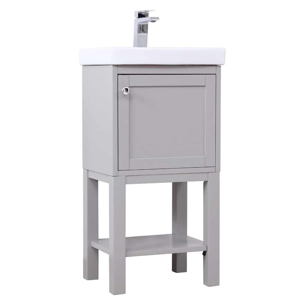 Elegant Bathroom Vanity - Gray (VF2518GR)