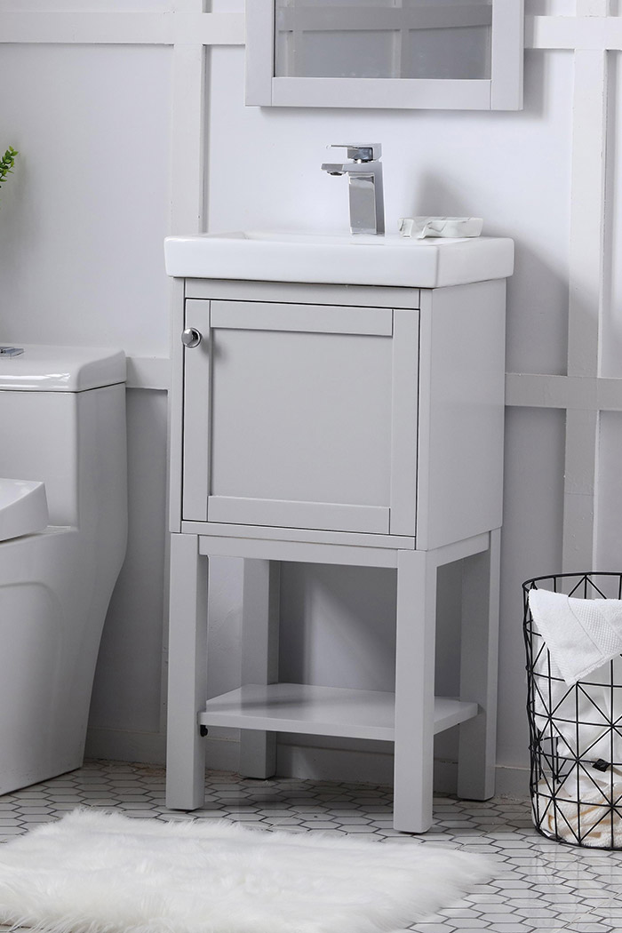 Elegant Bathroom Vanity - Gray (VF2518GR)