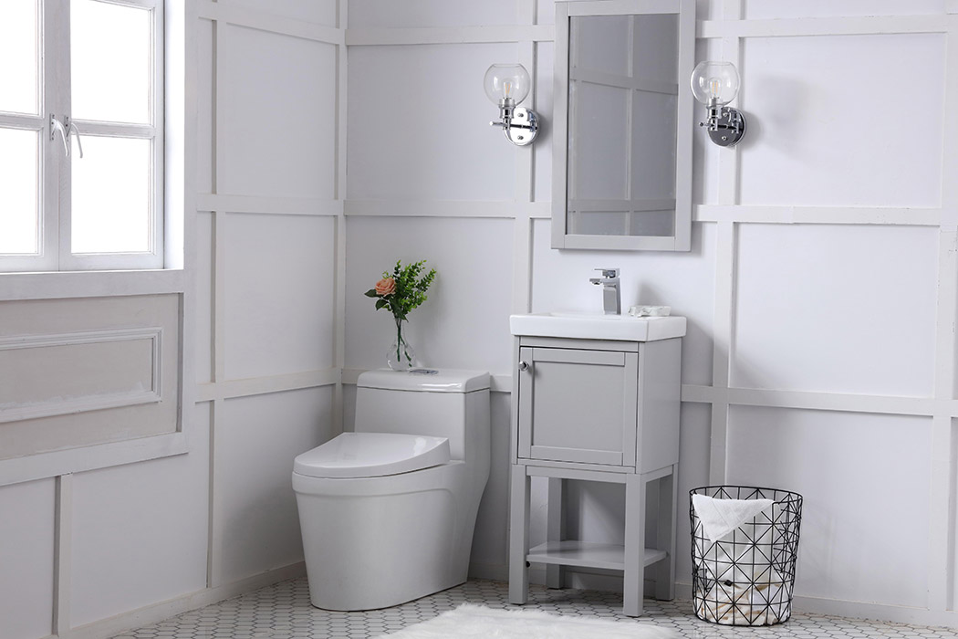 Elegant Bathroom Vanity - Gray (VF2518GR)