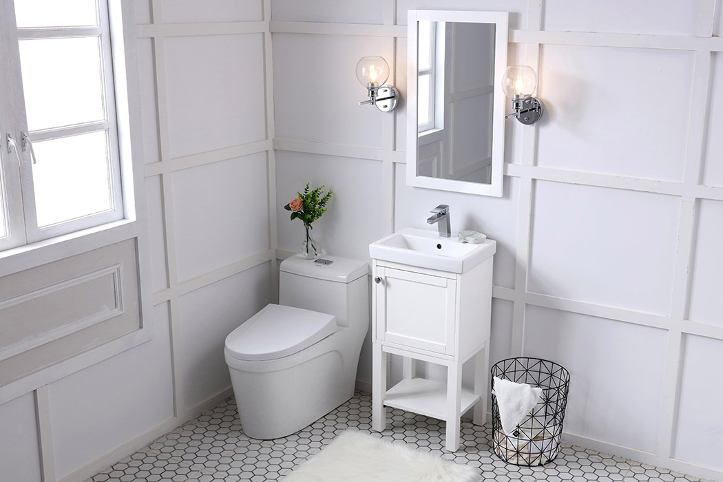 Elegant Bathroom Vanity - White (VF2518WH)