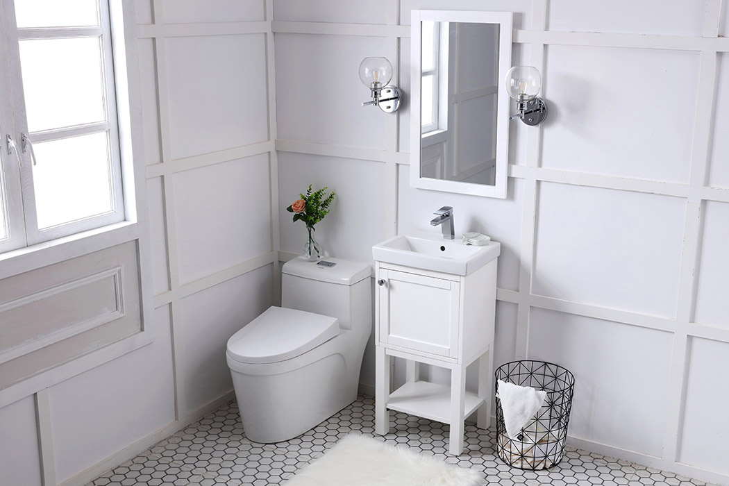 Elegant Bathroom Vanity - White (VF2518WH)