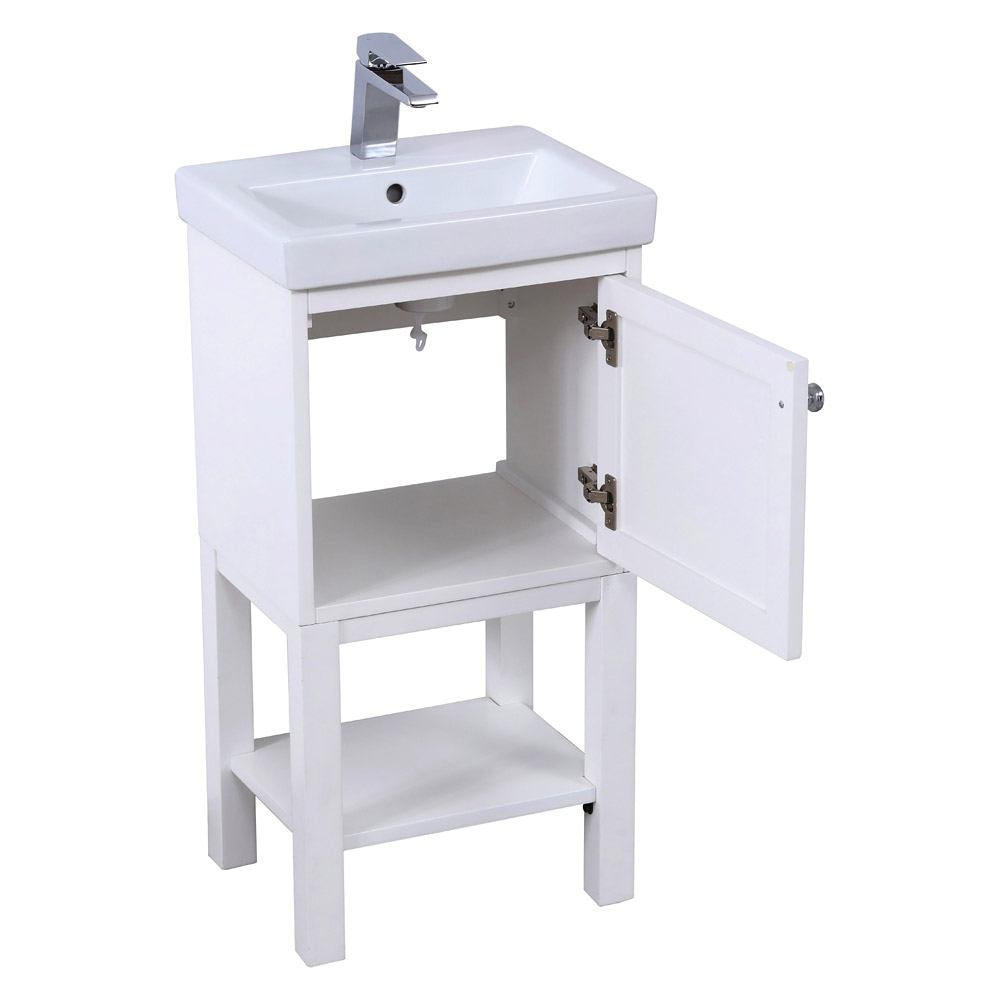 Elegant Bathroom Vanity - White (VF2518WH)