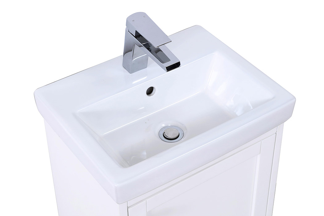 Elegant Bathroom Vanity - White (VF2518WH)