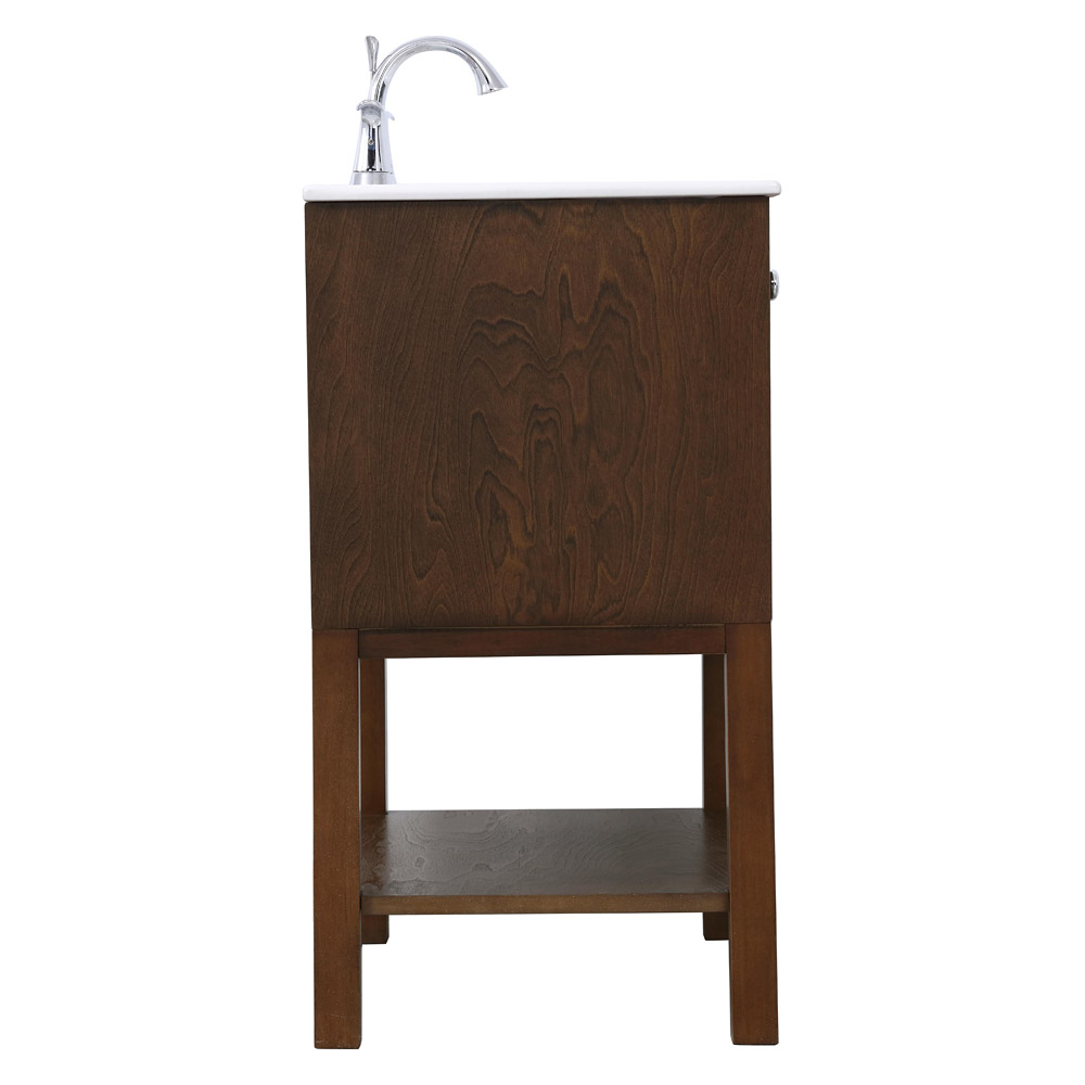 Elegant Bathroom Vanity - Antique Coffee, L 24" (VF2524AC)