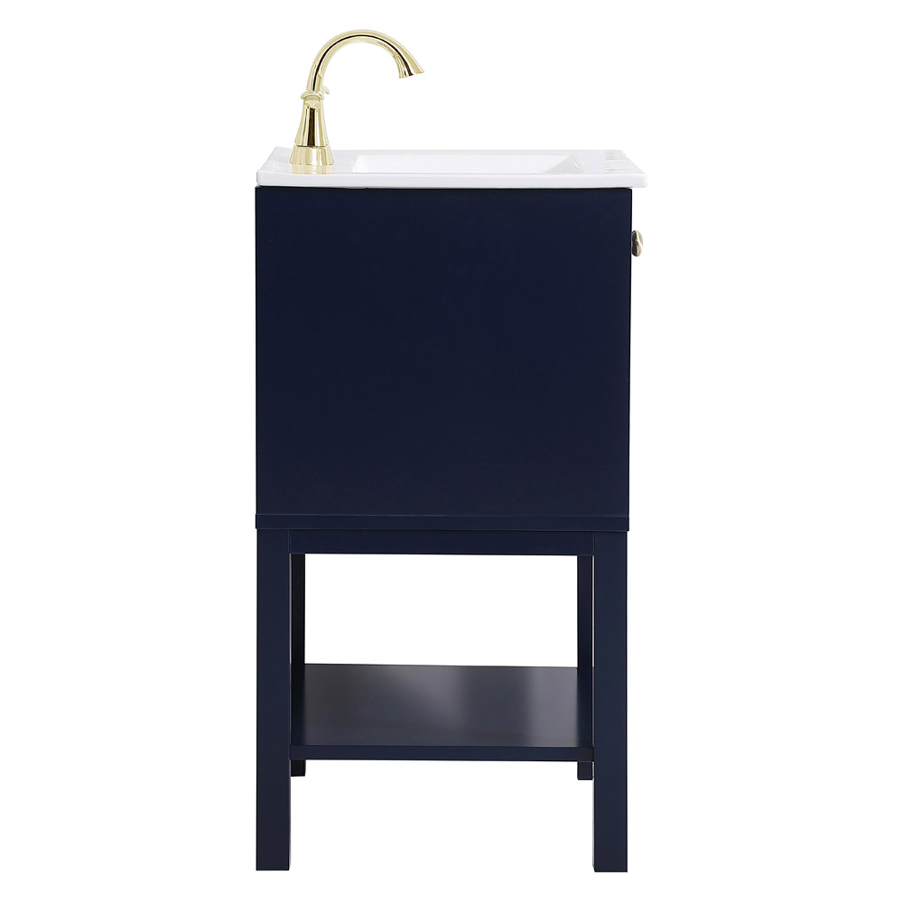 Elegant Bathroom Vanity - Blue, L 24" (VF2524BL)