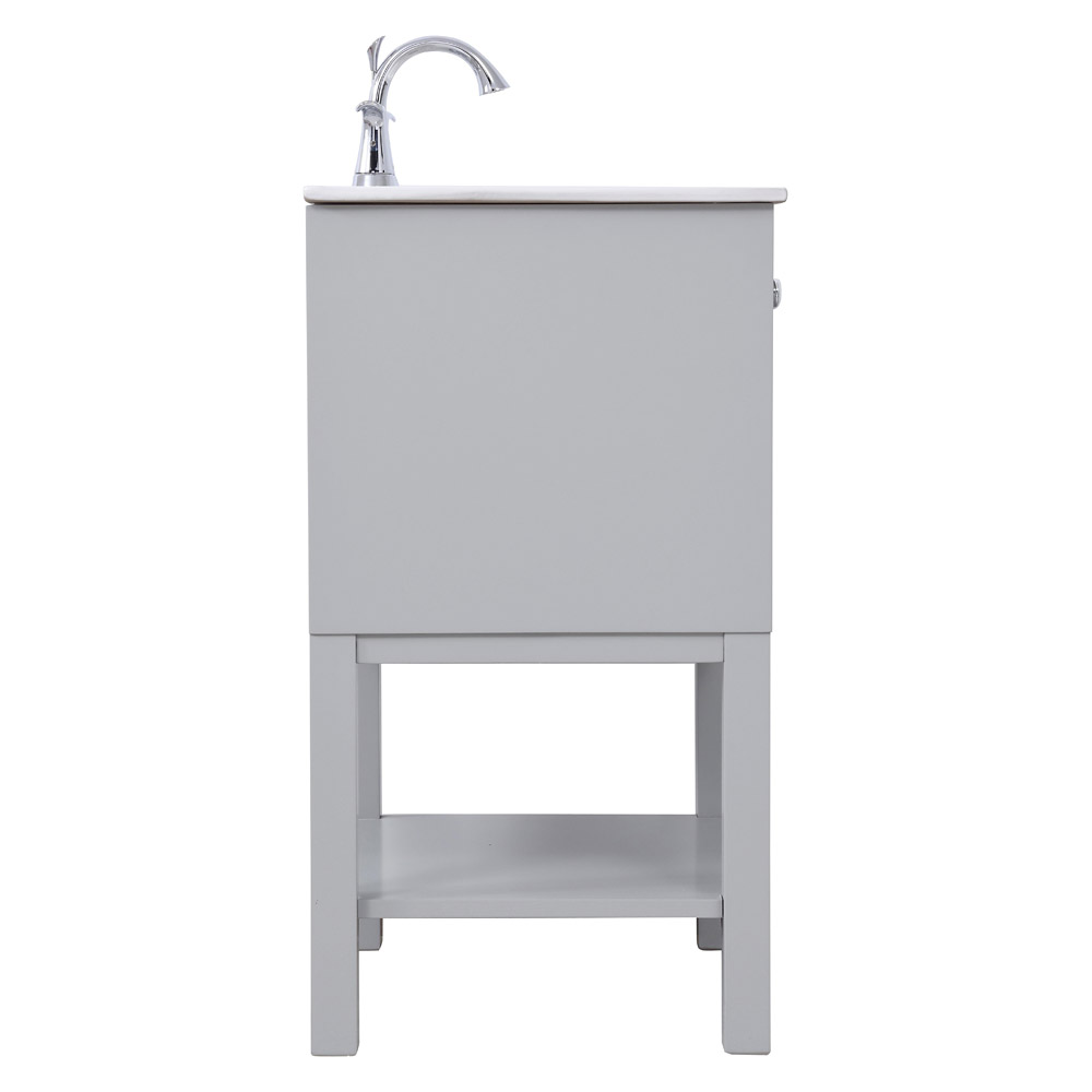 Elegant Bathroom Vanity - Gray, L 24" (VF2524GR)