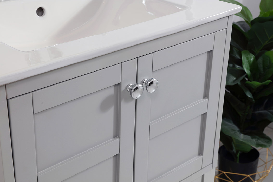 Elegant Bathroom Vanity - Gray, L 24" (VF2524GR)