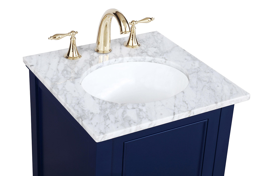 Elegant Bathroom Vanity - Blue (VF27019BL)