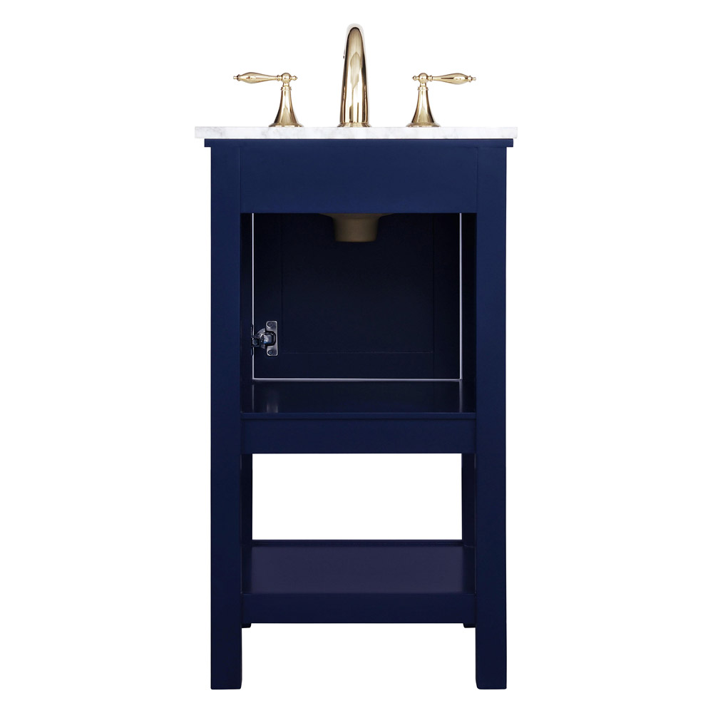 Elegant Bathroom Vanity - Blue (VF27019BL)