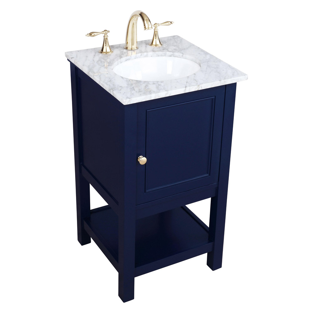 Elegant Bathroom Vanity - Blue (VF27019BL)