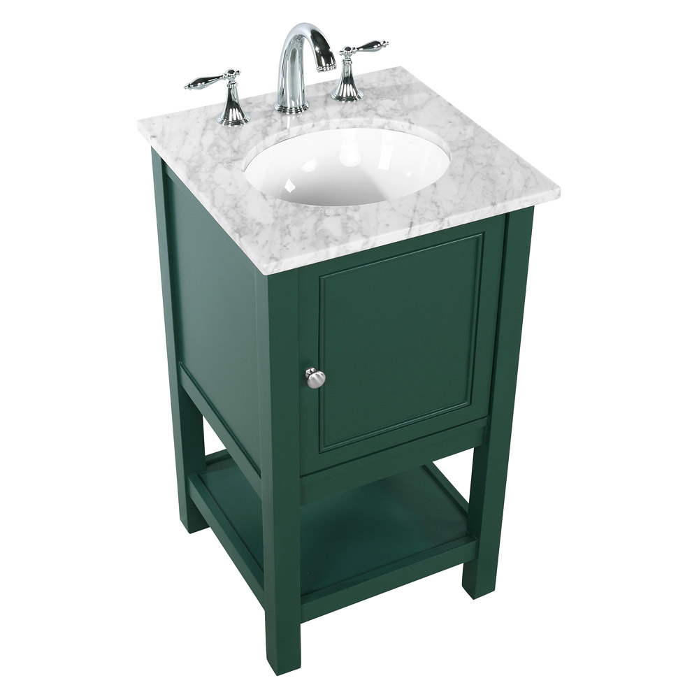 Elegant Bathroom Vanity - Green (VF27019GN)