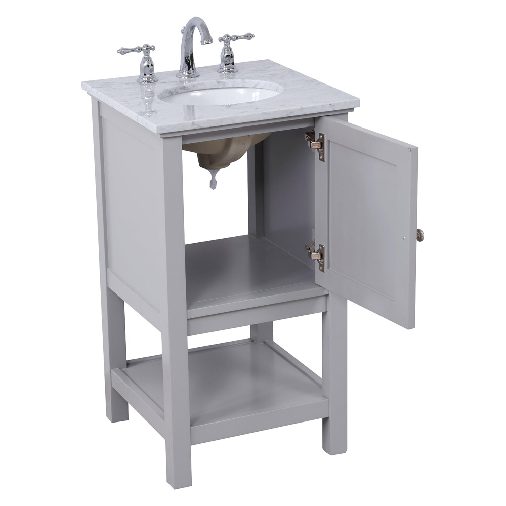 Elegant Bathroom Vanity - Gray (VF27019GR)