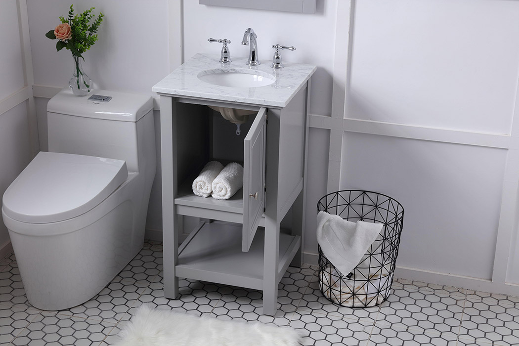 Elegant Bathroom Vanity - Gray (VF27019GR)