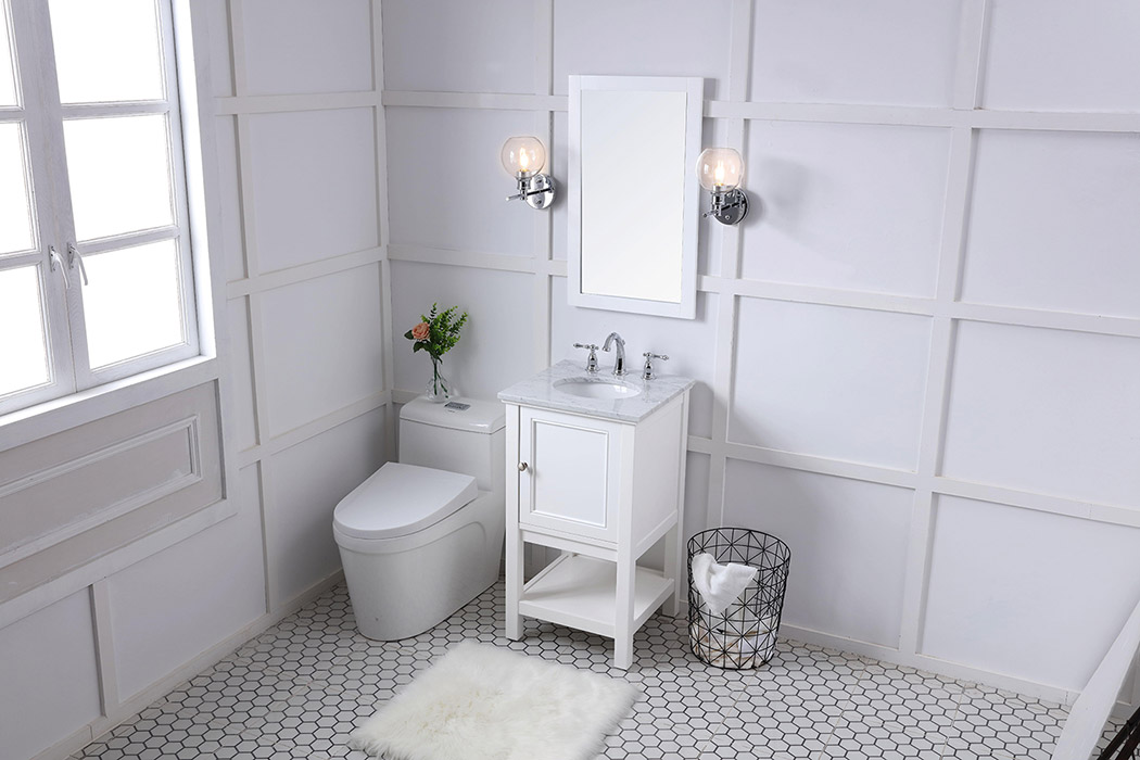 Elegant Bathroom Vanity - White (VF27019WH)